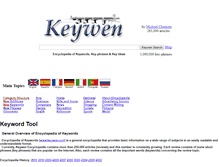 Tablet Screenshot of keywen.com